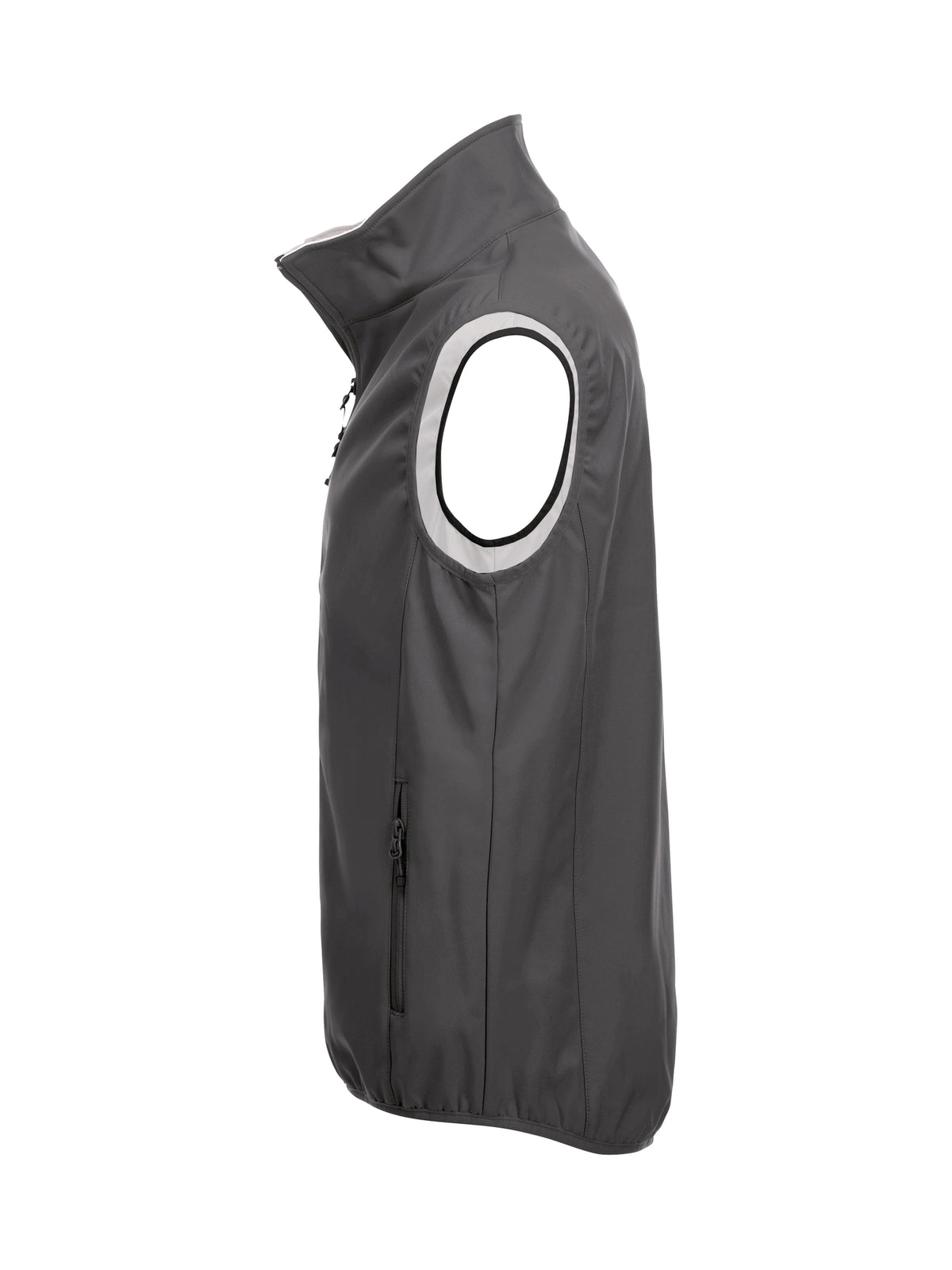 Clique Basic Softshell Vest – Pistol – venstre side