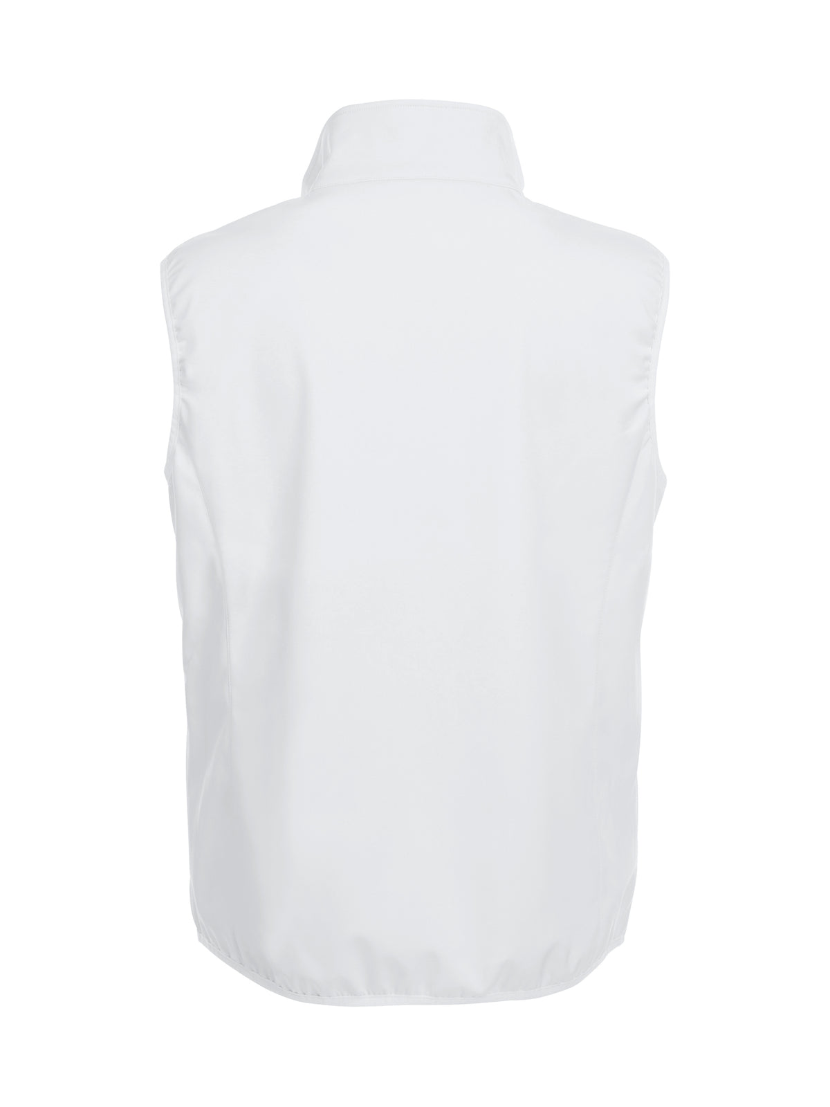 Clique Basic Softshell Vest – Hvit – bakside