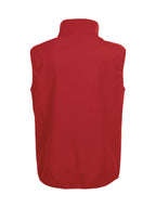 Clique Basic Softshell Vest – Rød – bakside