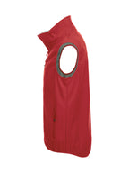 Clique Basic Softshell Vest – Rød – venstre side