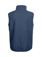 Clique Basic Softshell Vest – Mørk marineblå – bakside