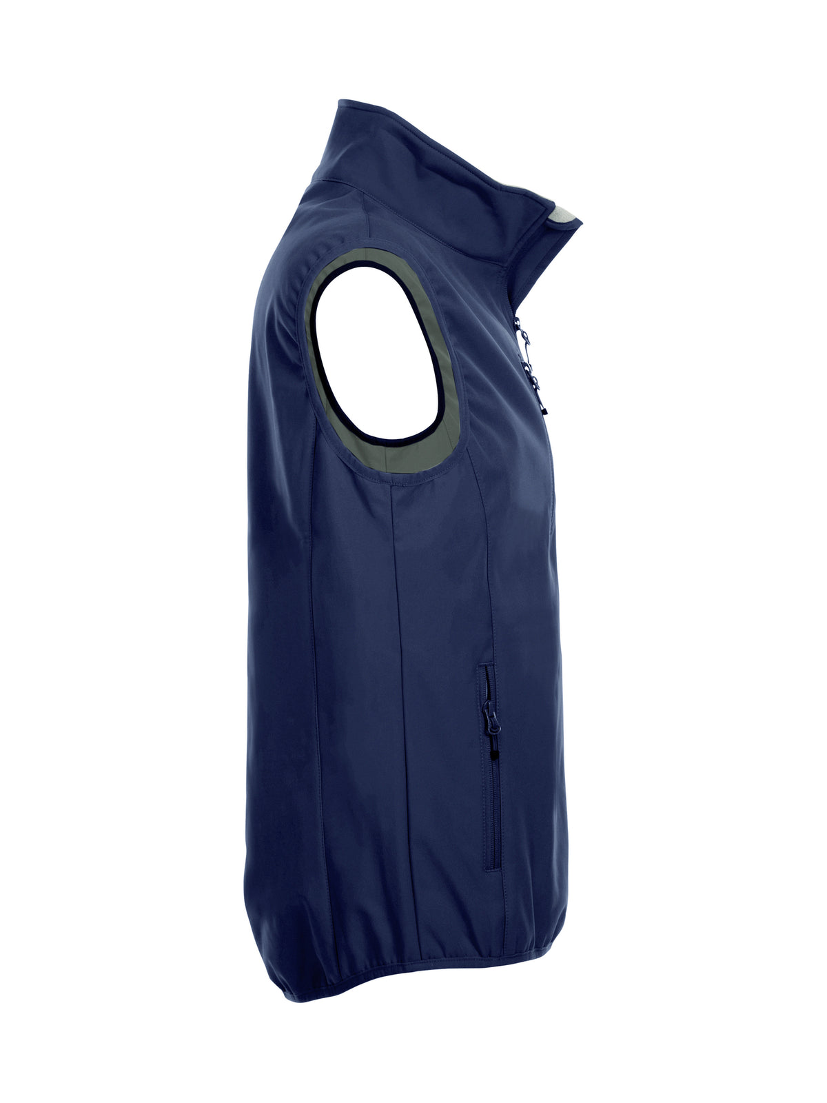 Clique Basic Softshell Vest – Mørk marineblå – høyre side
