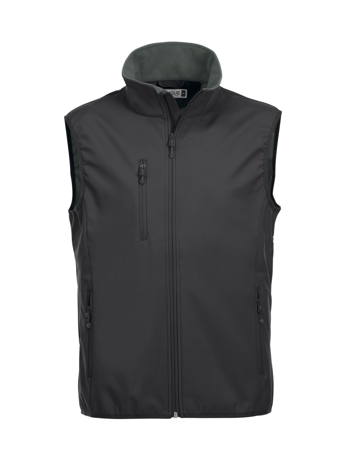 Clique Basic Softshell Vest – Svart – forside