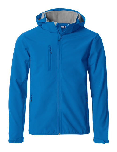 Clique Basic Hoody Softshell – Kongeblå – forside