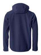 Clique Basic Hoody Softshell – Marineblå – bakside