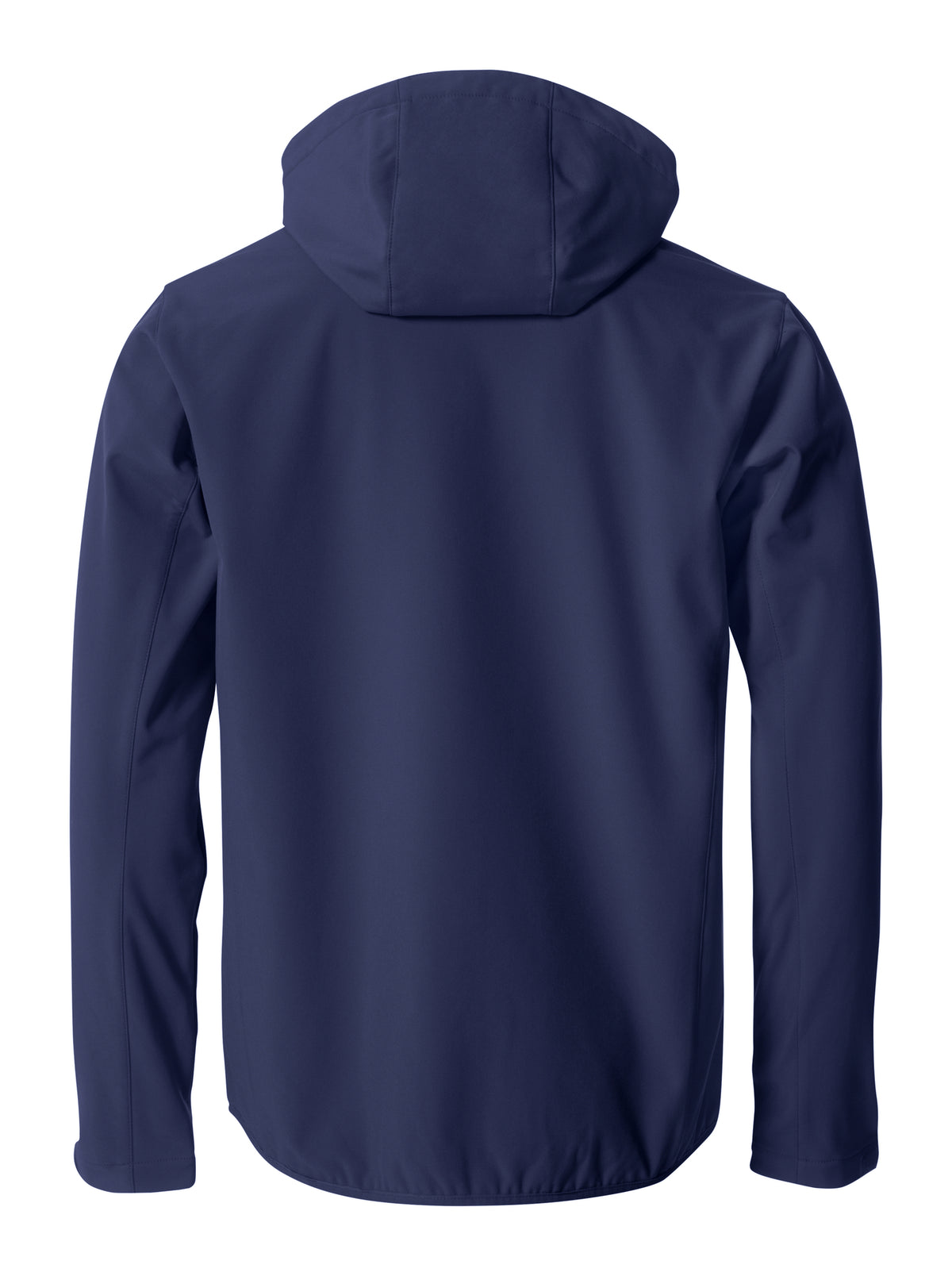 Clique Basic Hoody Softshell – Marineblå – bakside