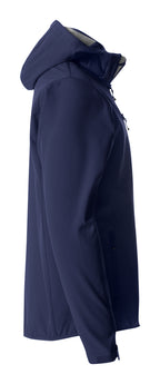 Clique Basic Hoody Softshell – Marineblå – høyre side