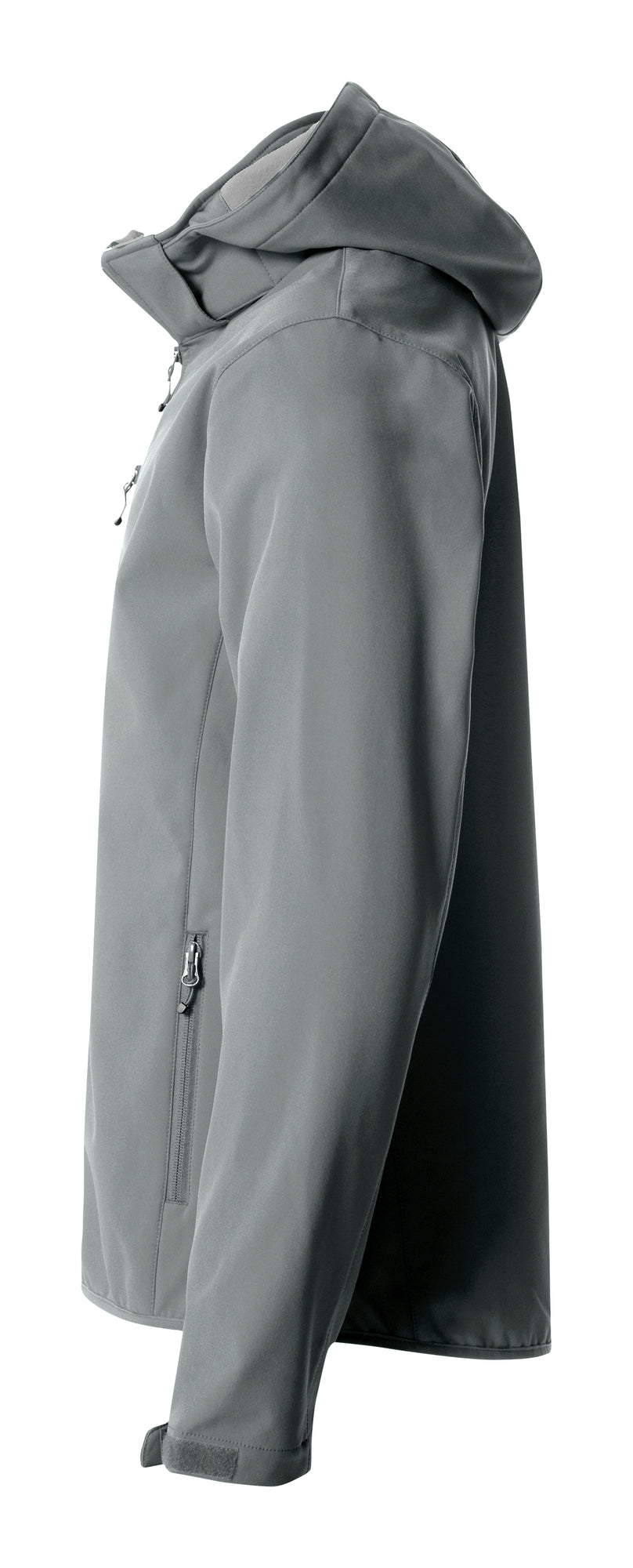 Clique Basic Hoody Softshell – Pistol – venstre side