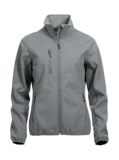 Clique Basic Softshell Jacket – dame – Pistol – forside