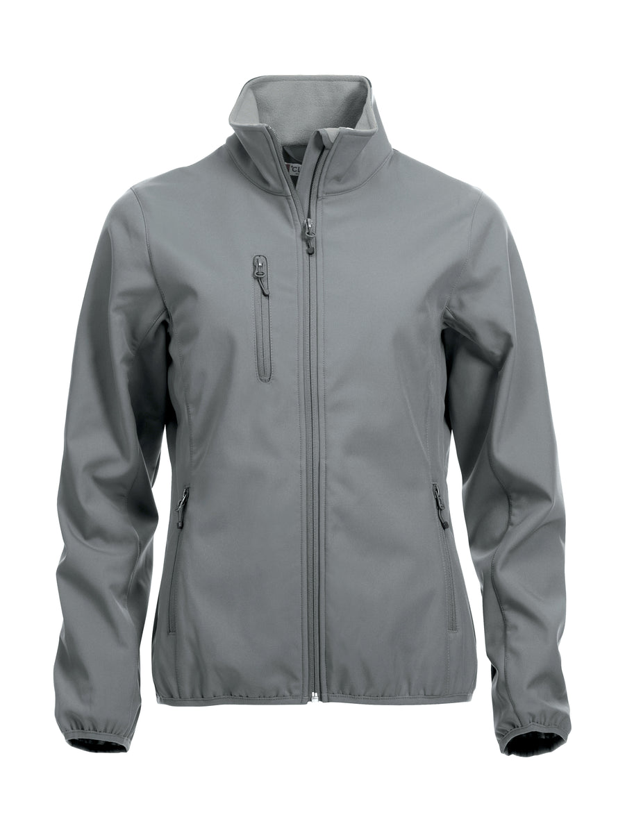 Clique Basic Softshell Jacket – dame – Pistol – forside