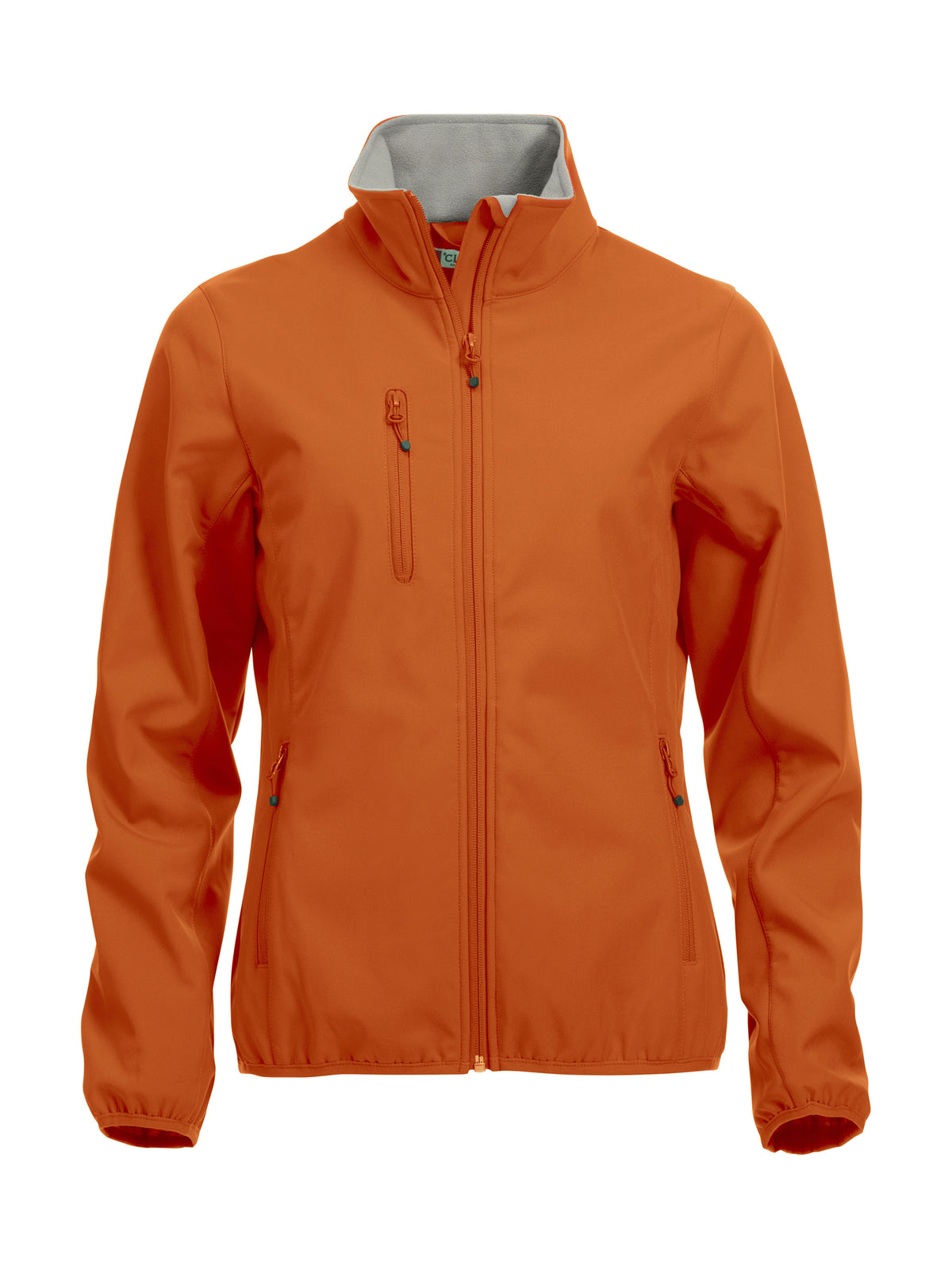 Clique Basic Softshell Jacket – dame – Blodoransje – forside