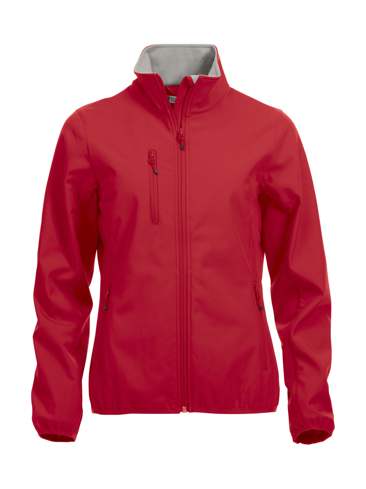 Clique Basic Softshell Jacket – dame – Rød – forside