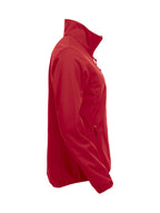 Clique Basic Softshell Jacket – dame – Rød – høyre side