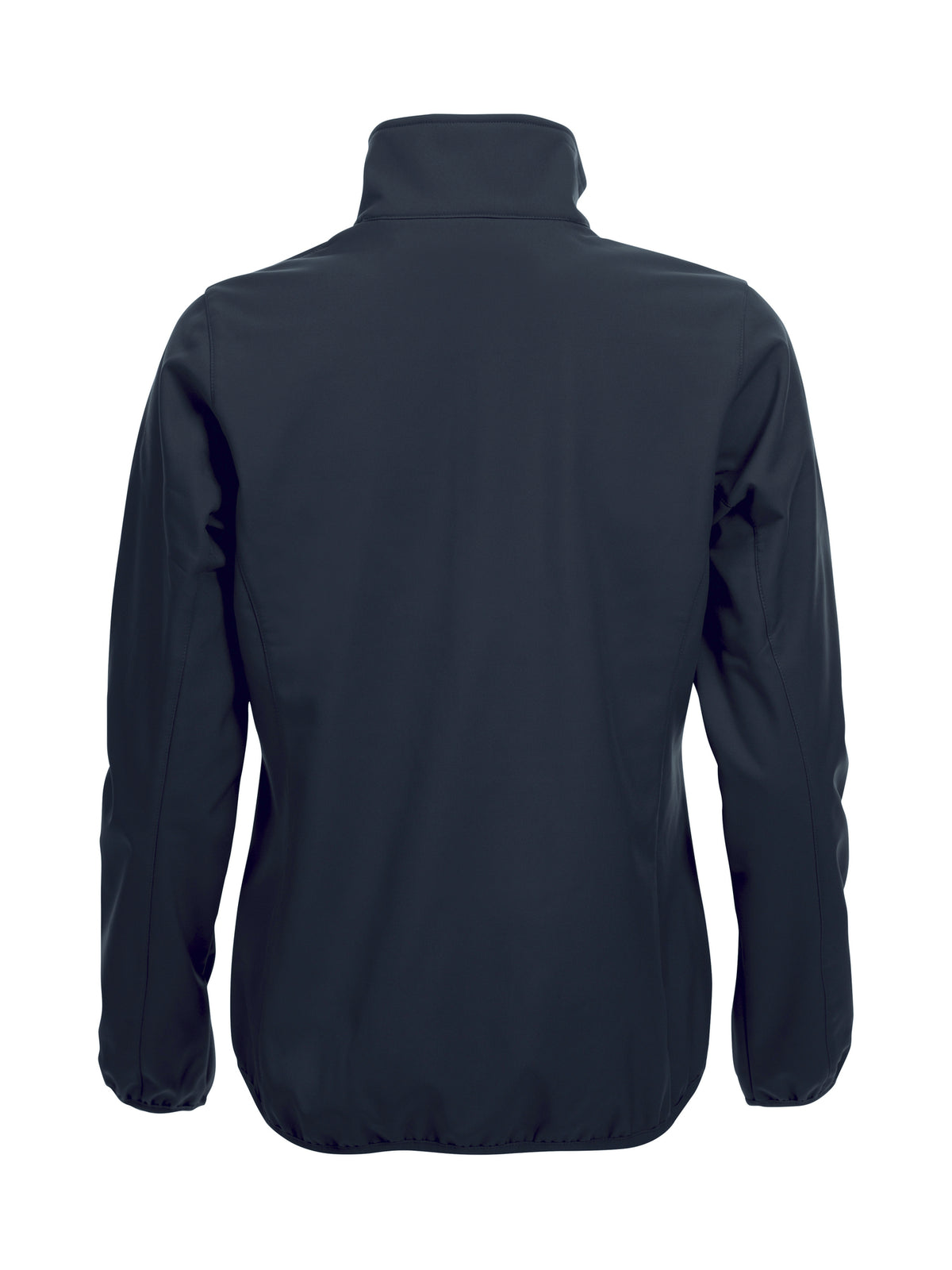 Clique Basic Softshell Jacket – dame – Mørk marineblå – bakside