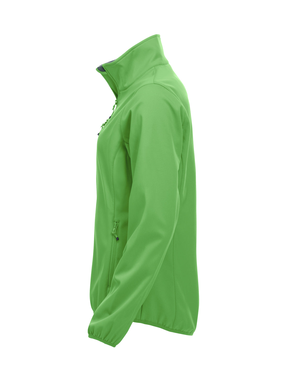 Clique Basic Softshell Jacket – dame – Eplegrønn – venstre side