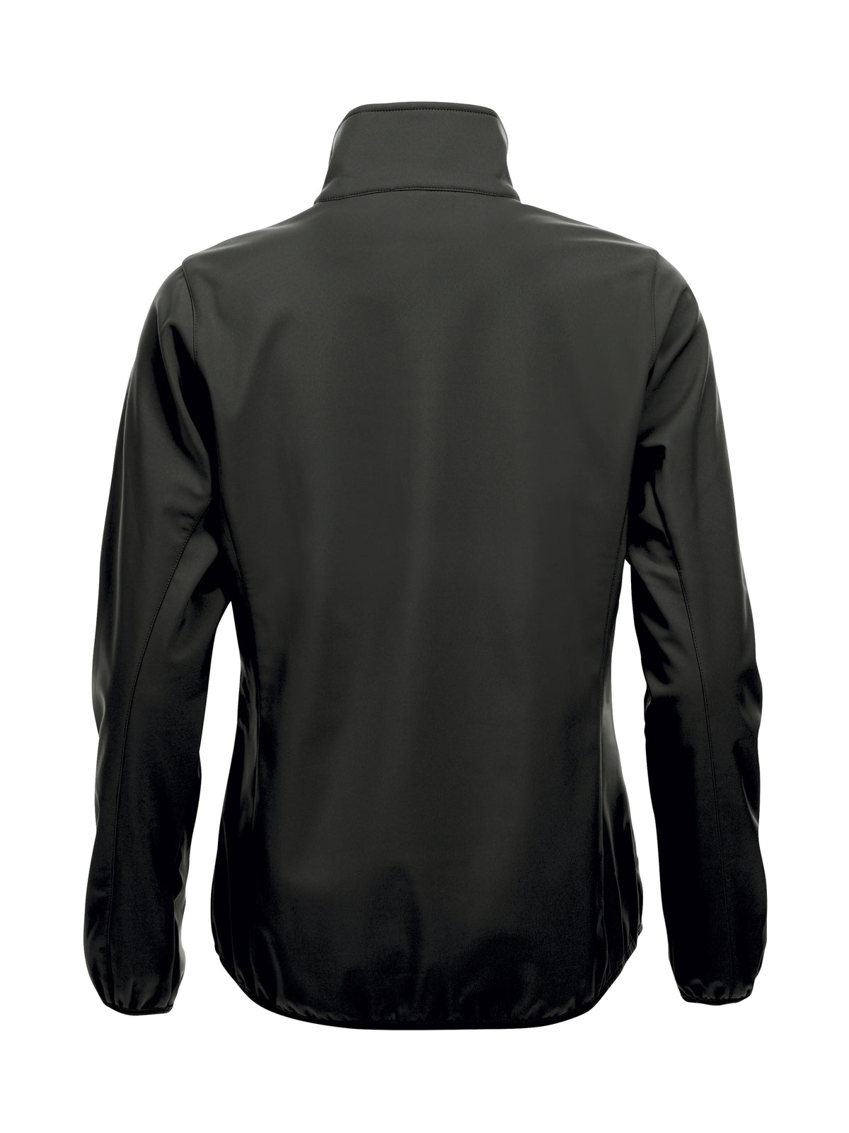 Clique Basic Softshell Jacket – dame – Svart – bakside