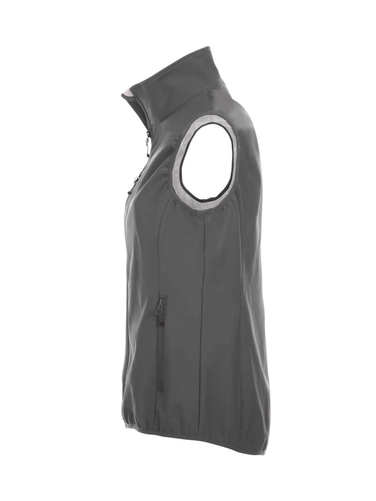 Clique Basic Softshell Vest – dame – Pistol – høyre side