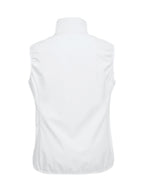 Clique Basic Softshell Vest – dame – Hvit – bakside