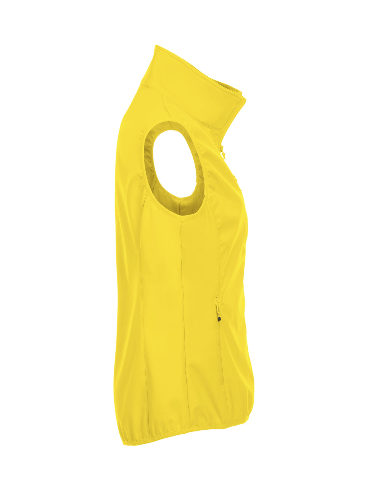 Clique Basic Softshell Vest – dame – Sitrongul – høyre side
