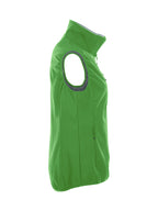 Clique Basic Softshell Vest – dame – Eplegrønn – venstre side