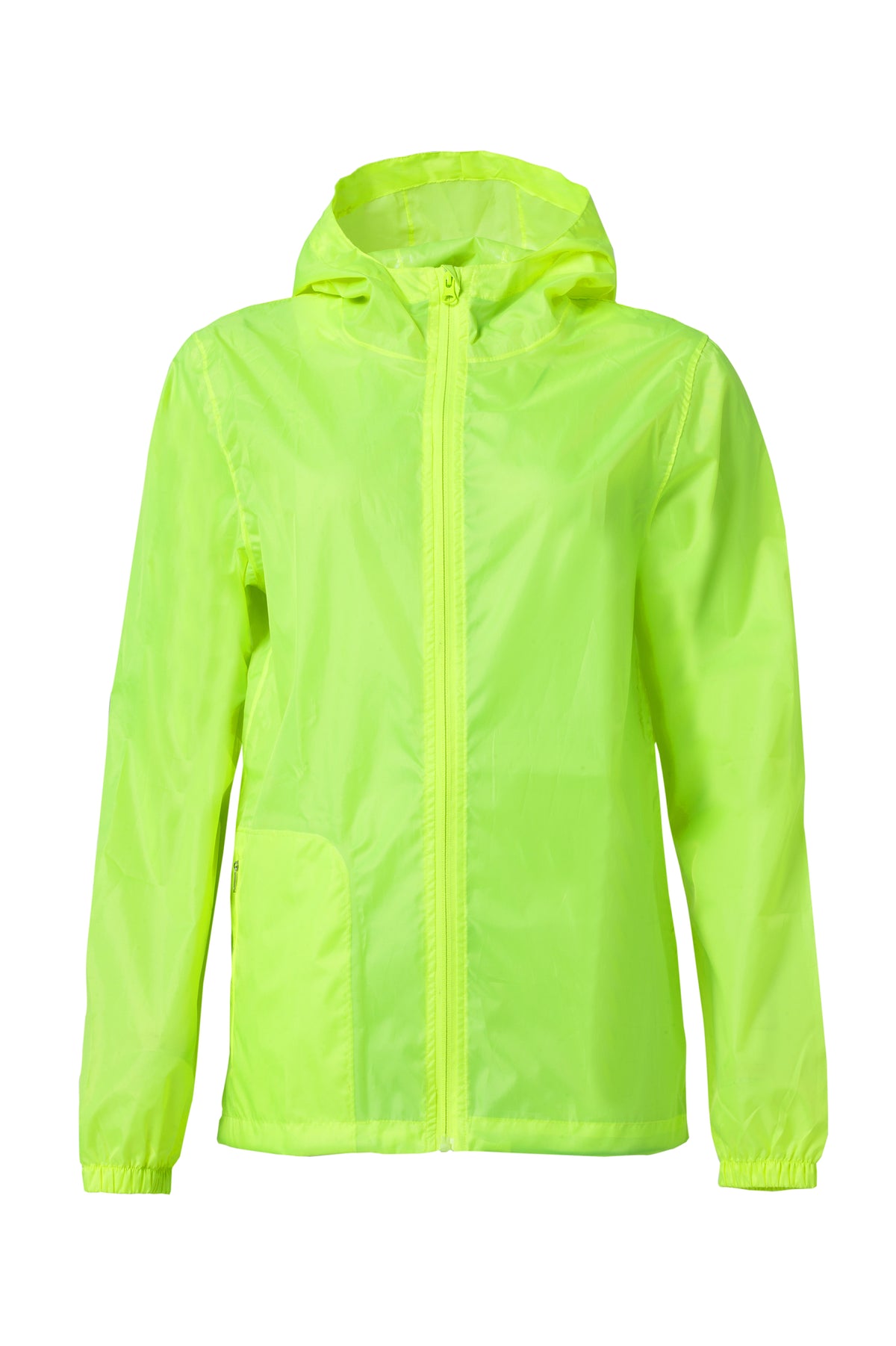 Clique Basic Rain Jacket – Signalgul – forside