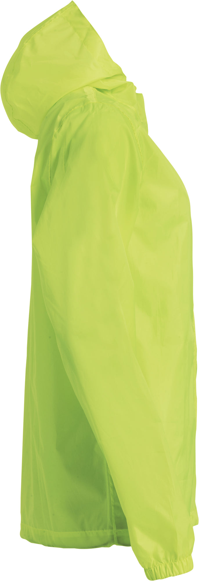 Clique Basic Rain Jacket – Signalgul – høyre side