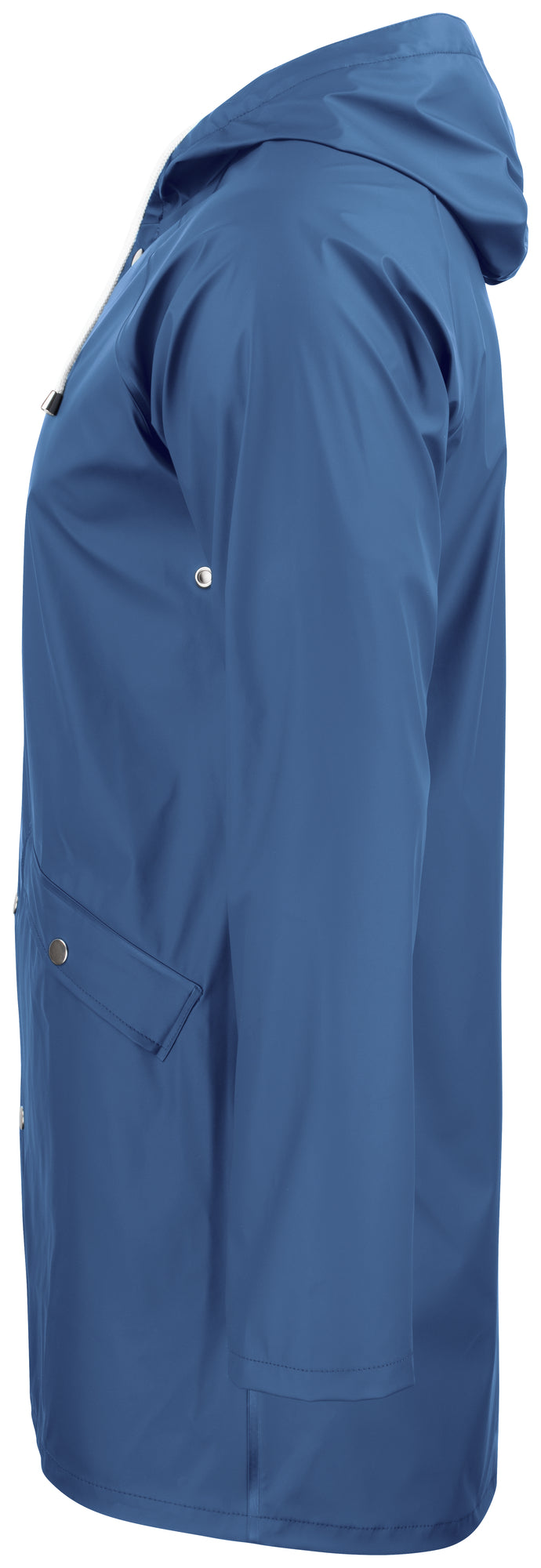 Clique Classic Rain Jacket – Kongeblå – venstre side