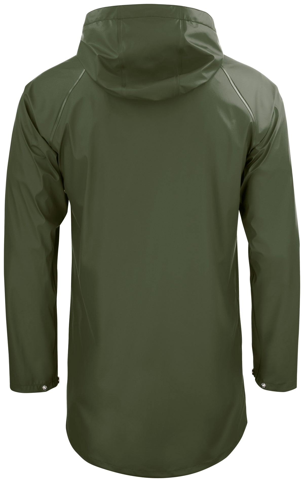 Clique Classic Rain Jacket – Jegergrønn – bakside