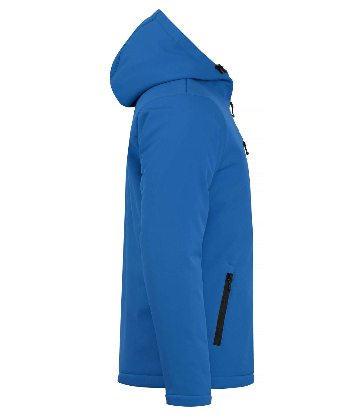 Clique Padded Hoody Softshell – Kongeblå – høyre side