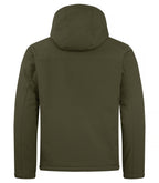 Clique Padded Hoody Softshell – Tåkegrønn – bakside