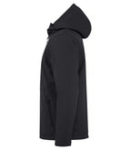 Clique Padded Hoody Softshell – Svart – venstre side
