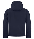 Clique Padded Hoody Softshell – Mørk marineblå – bakside