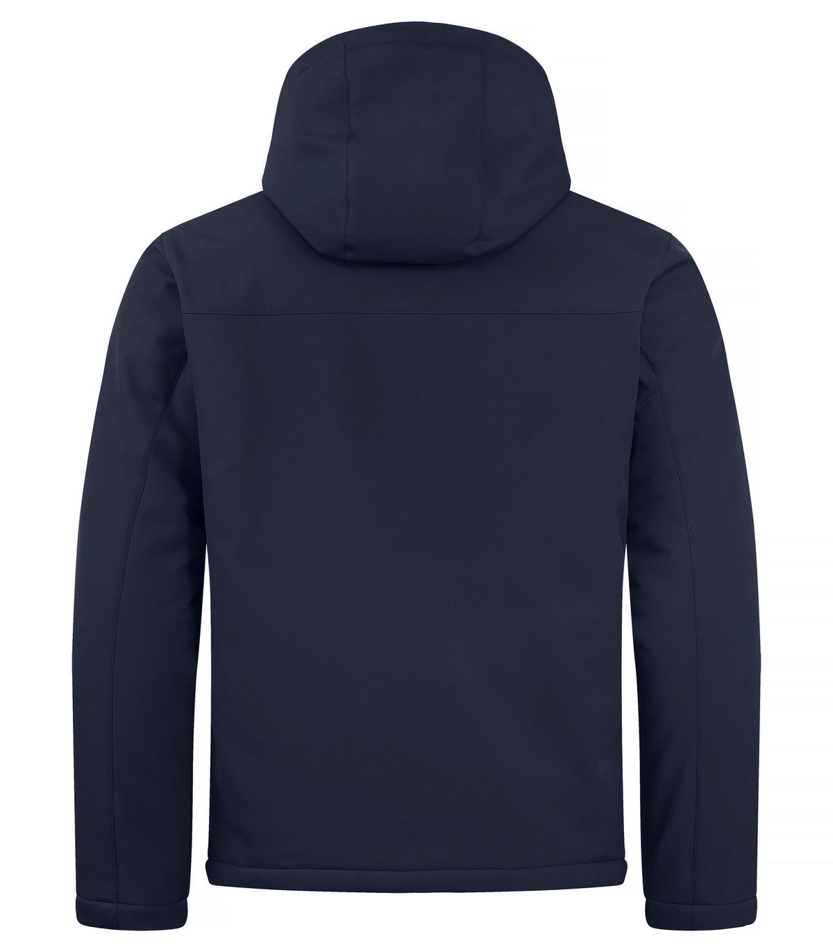 Clique Padded Hoody Softshell – Mørk marineblå – bakside