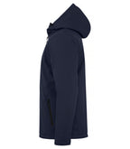 Clique Padded Hoody Softshell – Mørk marineblå – venstre side