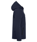 Clique Padded Hoody Softshell – Mørk marineblå – høyre side