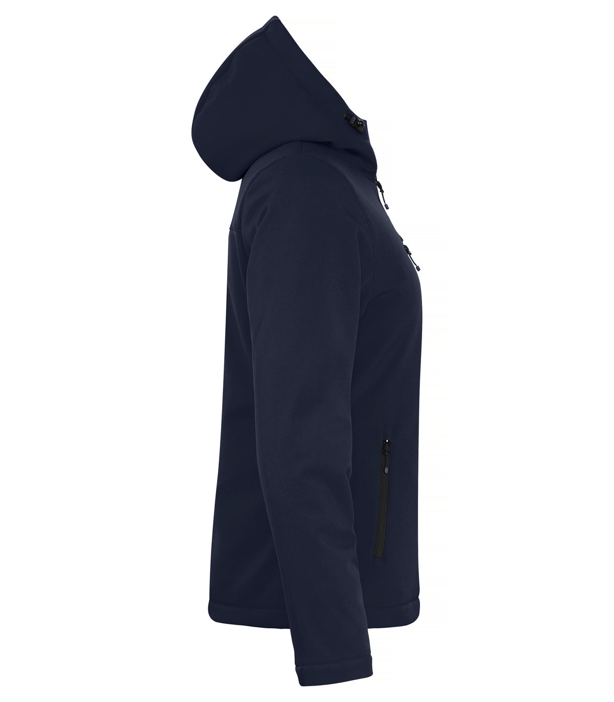 Clique Padded Hoody Softshell – dame – Mørk marineblå – høyre side