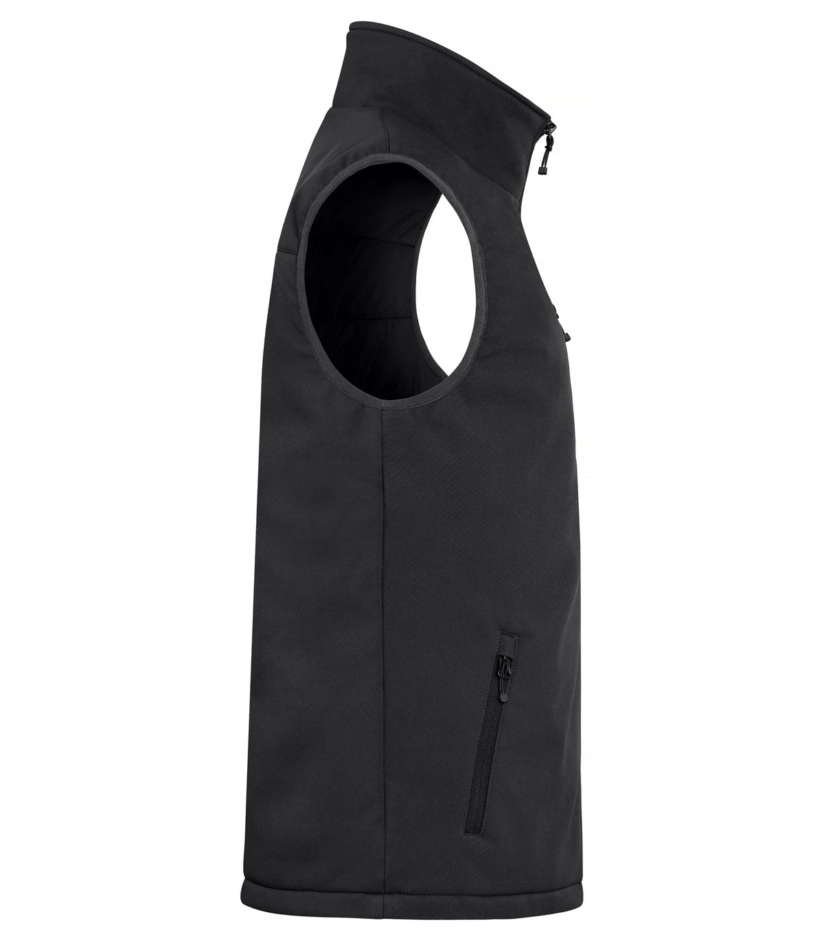Clique Padded Softshell Vest – Svart – høyre side