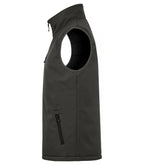 Clique Padded Softshell Vest – Mørk grå – venstre side