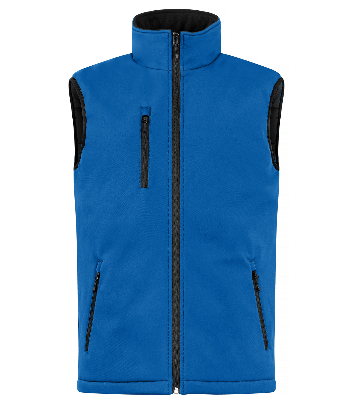 Clique Padded Softshell Vest – Kongeblå – forside