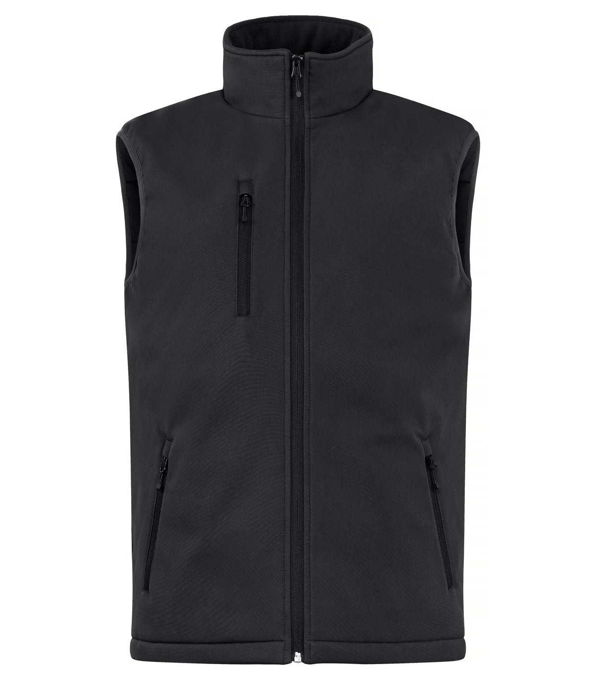 Clique Padded Softshell Vest – Svart – forside