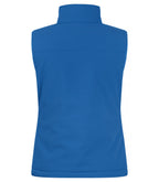 Clique Padded Softshell Vest – dame – Kongeblå – bakside