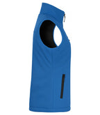 Clique Padded Softshell Vest – dame – Kongeblå – høyre side
