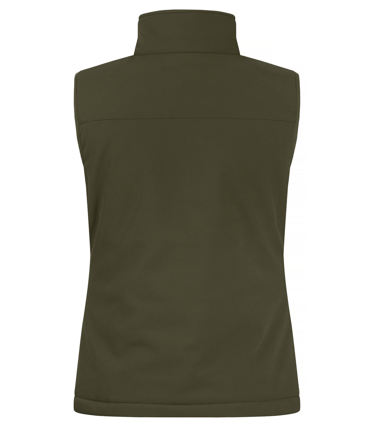 Clique Padded Softshell Vest – dame – Tåkegrønn – bakside
