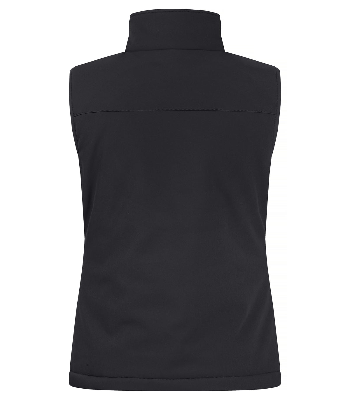 Clique Padded Softshell Vest – dame – Svart – bakside