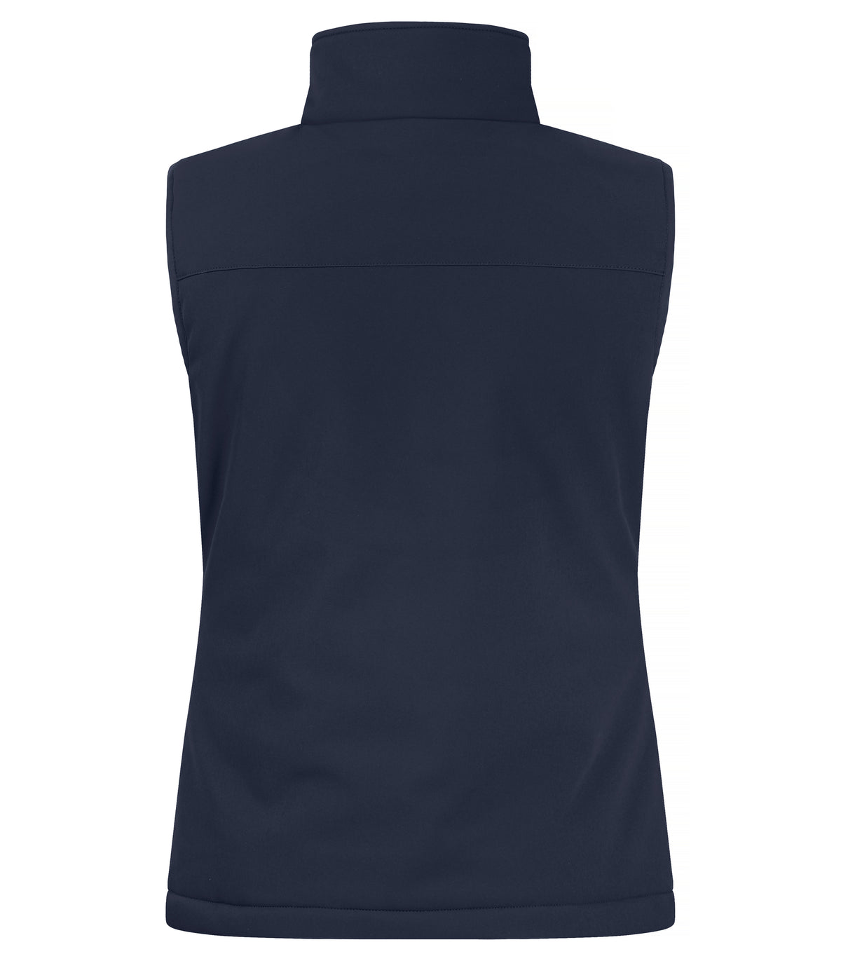Clique Padded Softshell Vest – dame – Mørk marineblå – bakside