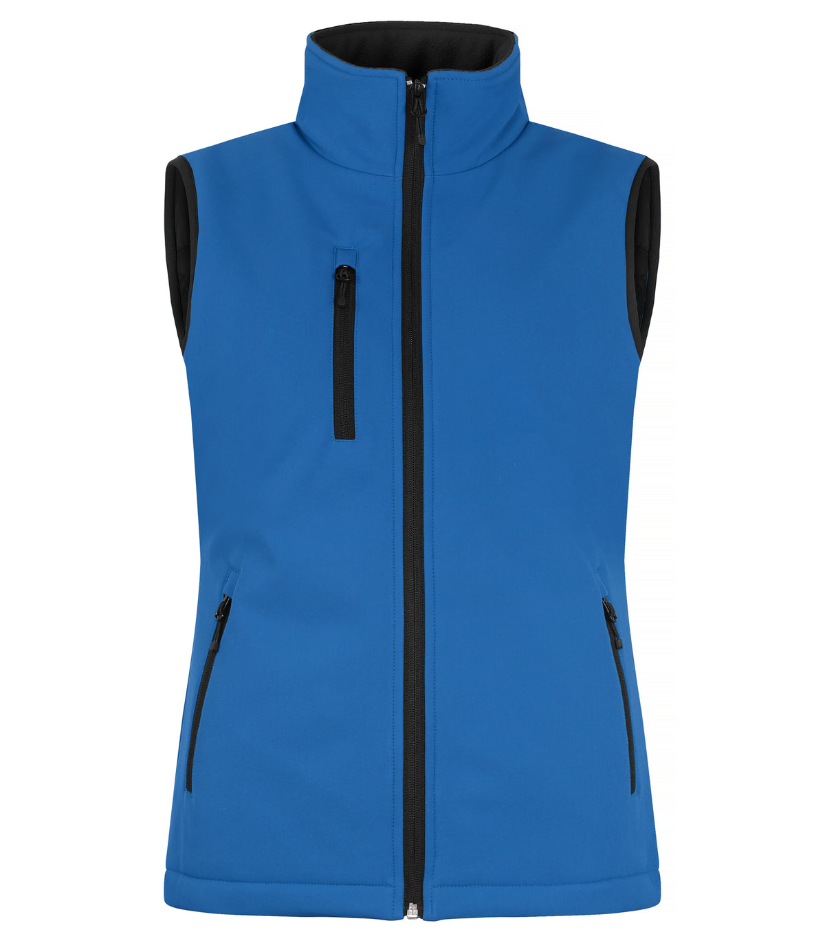 Clique Padded Softshell Vest – dame – Kongeblå – forside