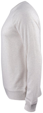 Clique Premium OC Roundneck – Naturmelert – venstre side