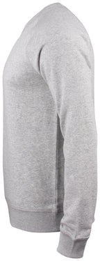 Clique Premium OC Roundneck – Gråmelert – venstre side