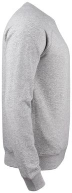 Clique Premium OC Roundneck – Gråmelert – høyre side