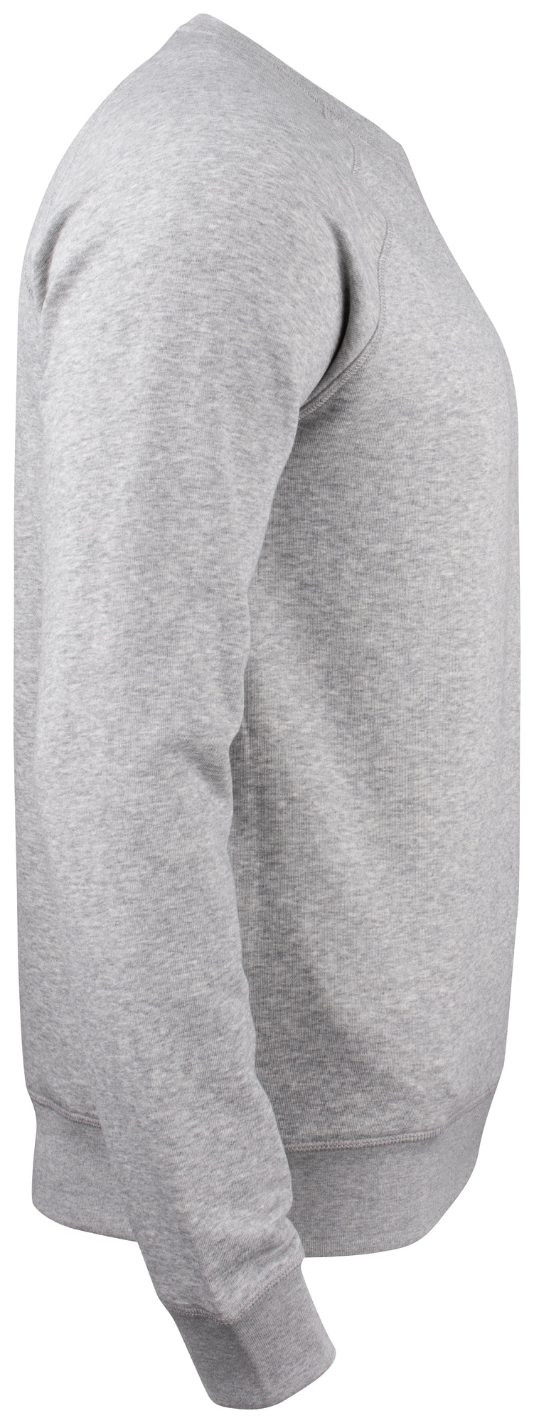 Clique Premium OC Roundneck – Gråmelert – høyre side